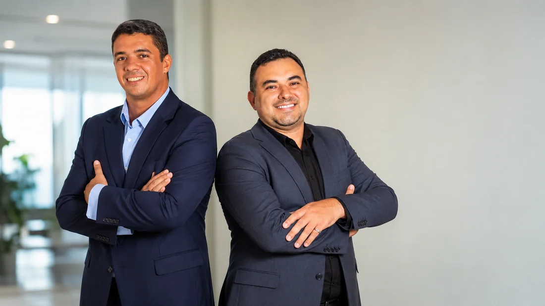 Leonardo Castro e Gerleon Filho, diretores da L7 Informática